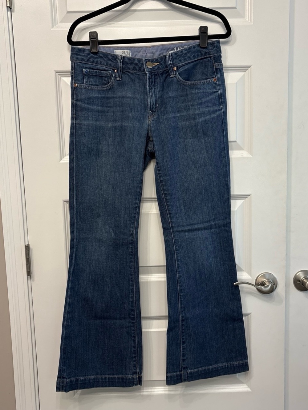 Gap Y2K Vintage Long & Lean Women’s Dark Blue Flare Jeans